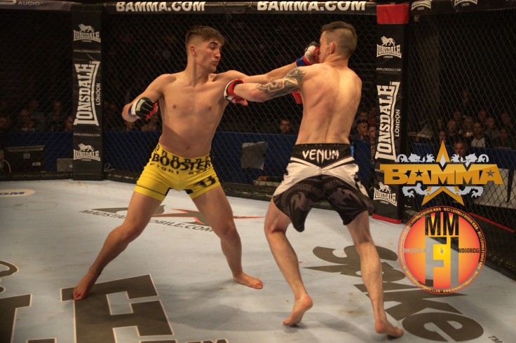 In action at BAMMA 20